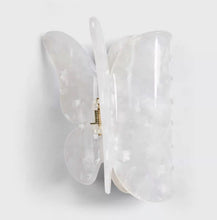 Laden Sie das Bild in den Galerie-Viewer, Eco-Friendly XXL Haarspange - White Butterfly - American Dollhouse
