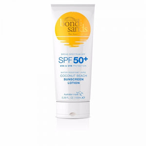 SPF 50+ Body Sunscreen Lotion Coconut Beach Scent